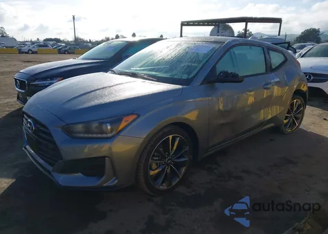 2020 Hyundai Veloster 2.0 Premium из США, поврежденный, VIN KMHTG6AF3LU030648